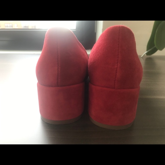 Steve Madden red suede shoes with pointed toes - Picture 4 of 7